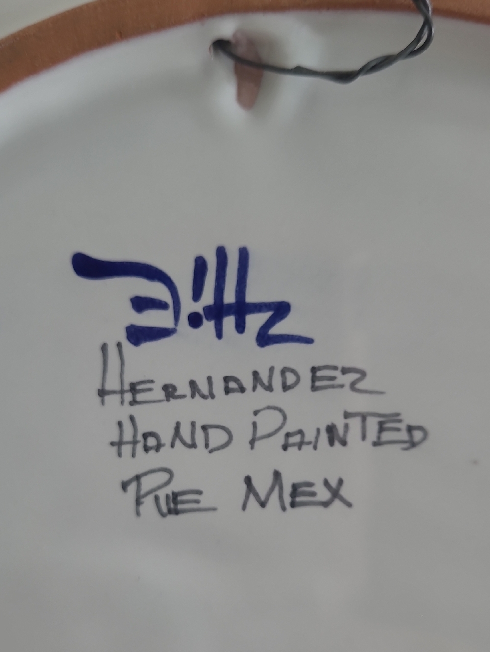 Signed Talvera Plate - Picture 5 of 5